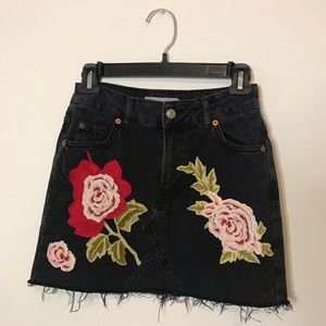TopShop Moto Jean Skirt
